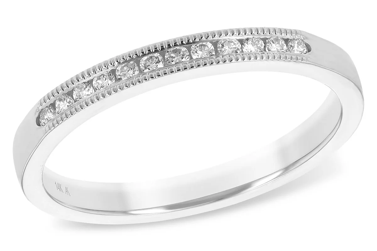 Diamond Wedding Band in white gold