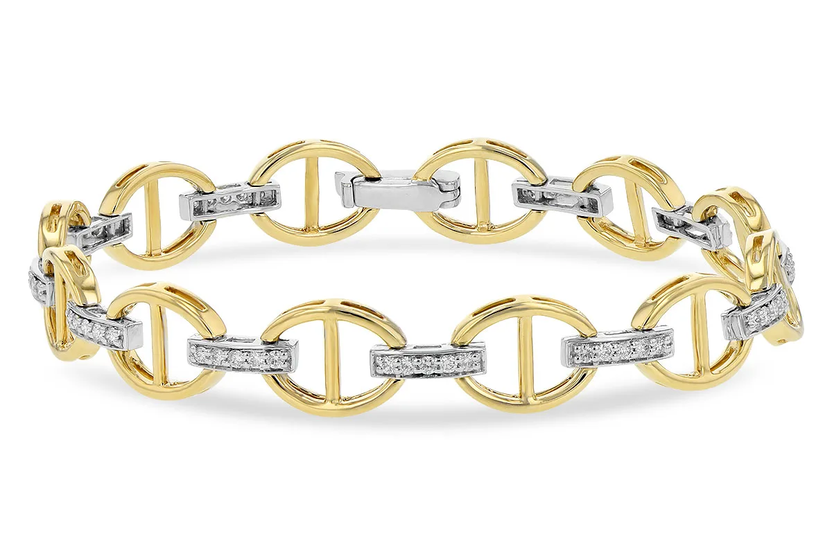 Diamond Bracelet in two-tone