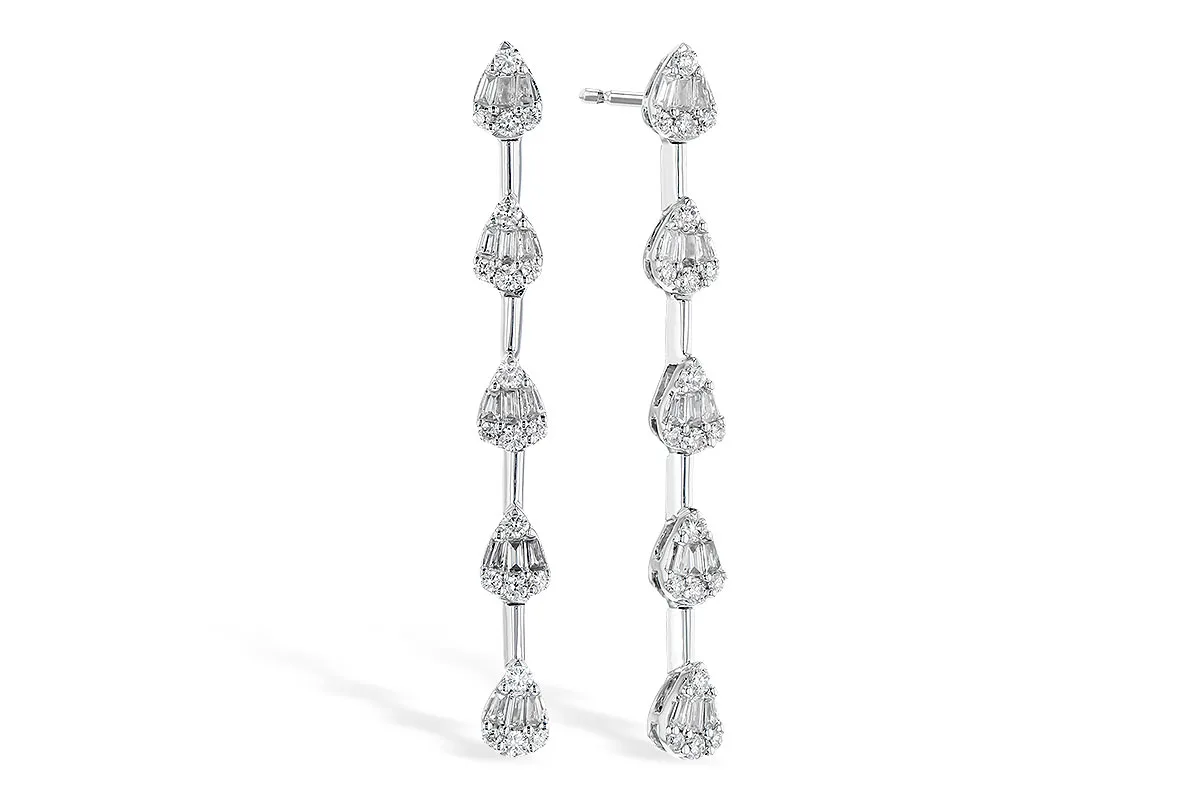 Diamond Earrings in white gold