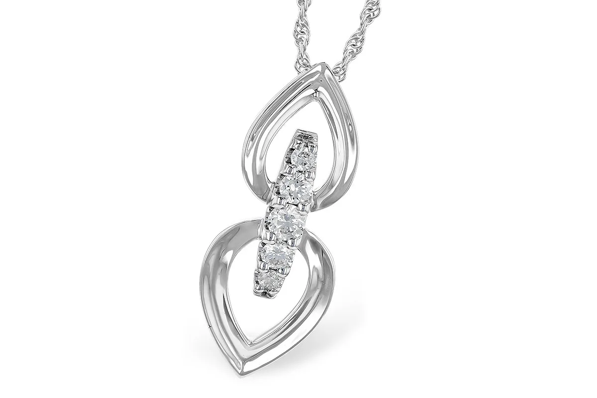 Diamond Necklace in white gold