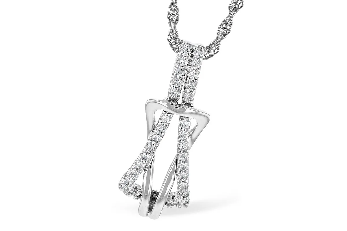 Diamond Necklace in white gold