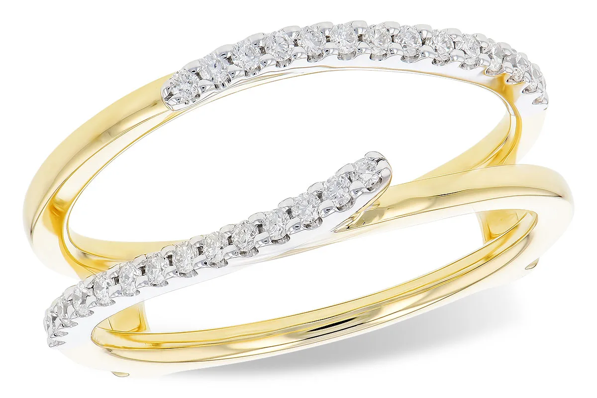 Diamond Ring in yellow & white