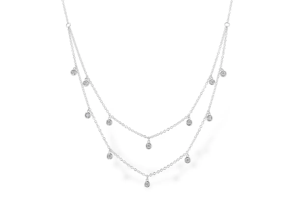 Diamond Necklace in white gold