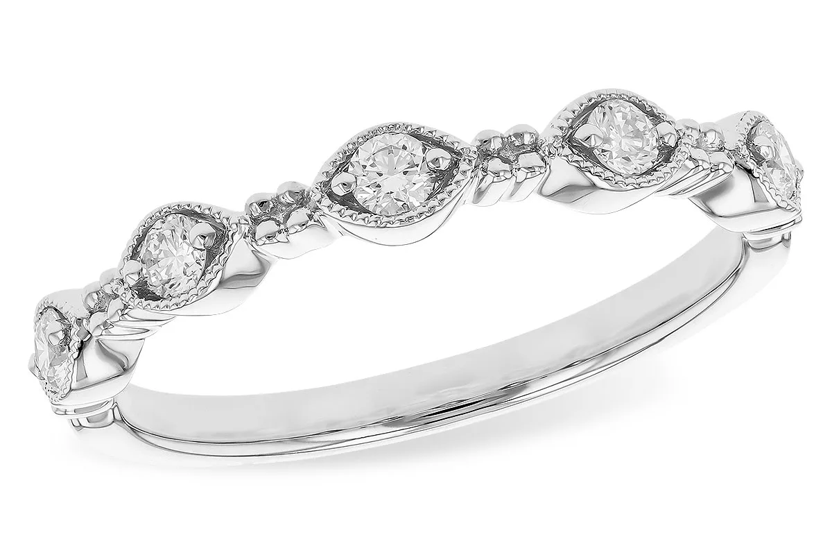 Diamond Wedding Band in white gold