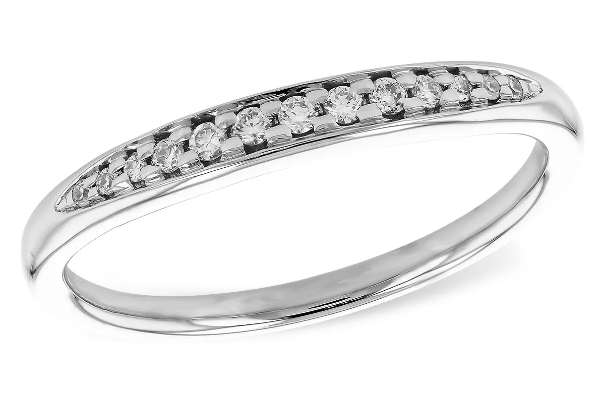 Diamond Wedding Band in white gold