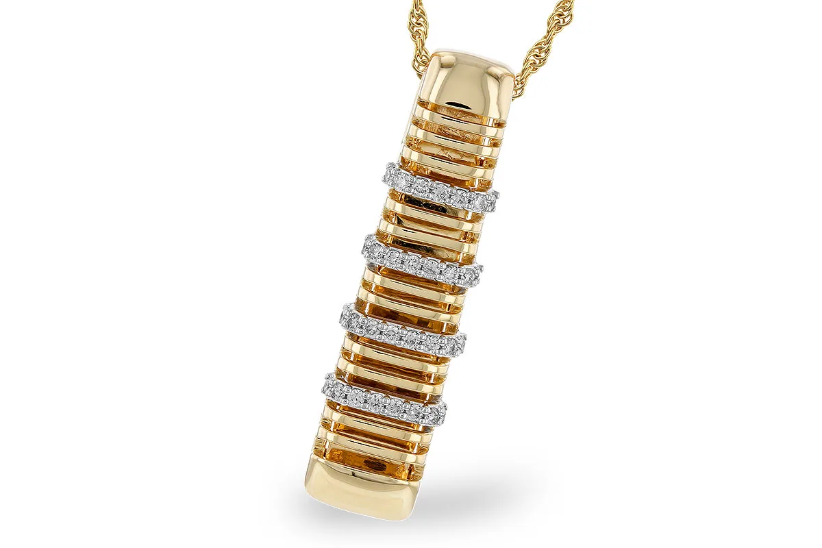 Diamond Necklace in yellow & white