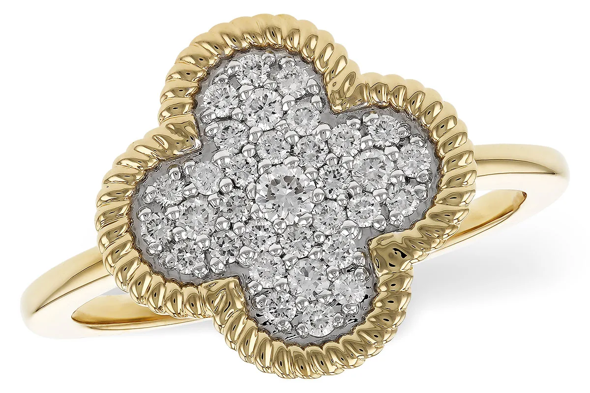 Diamond Ring in yellow gold