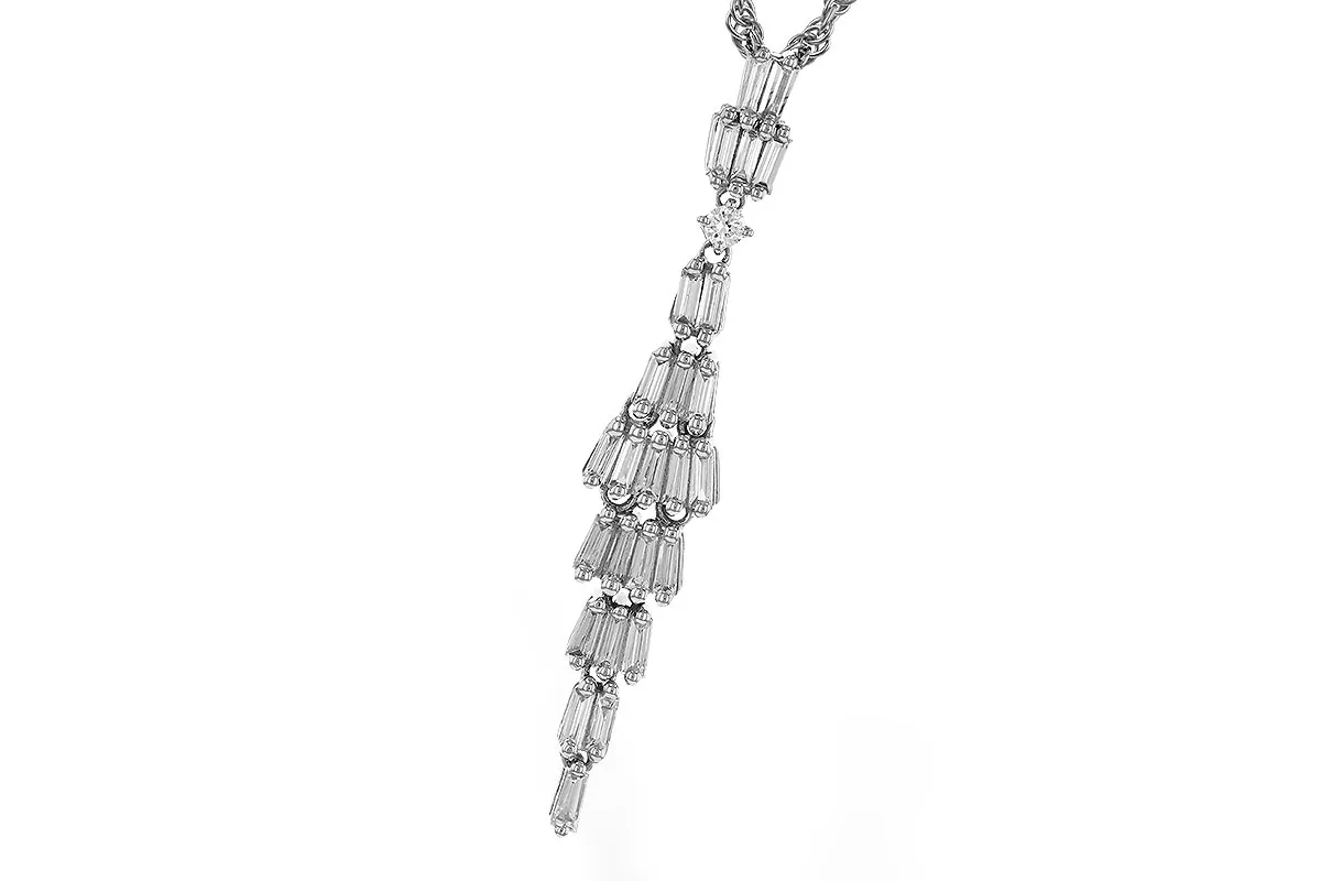 Diamond Necklace in white gold
