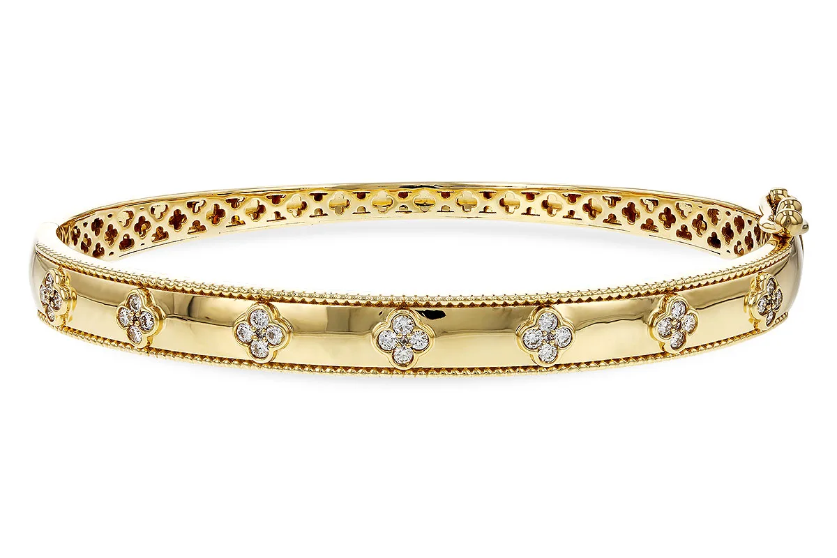 Diamond Bangle in yellow gold