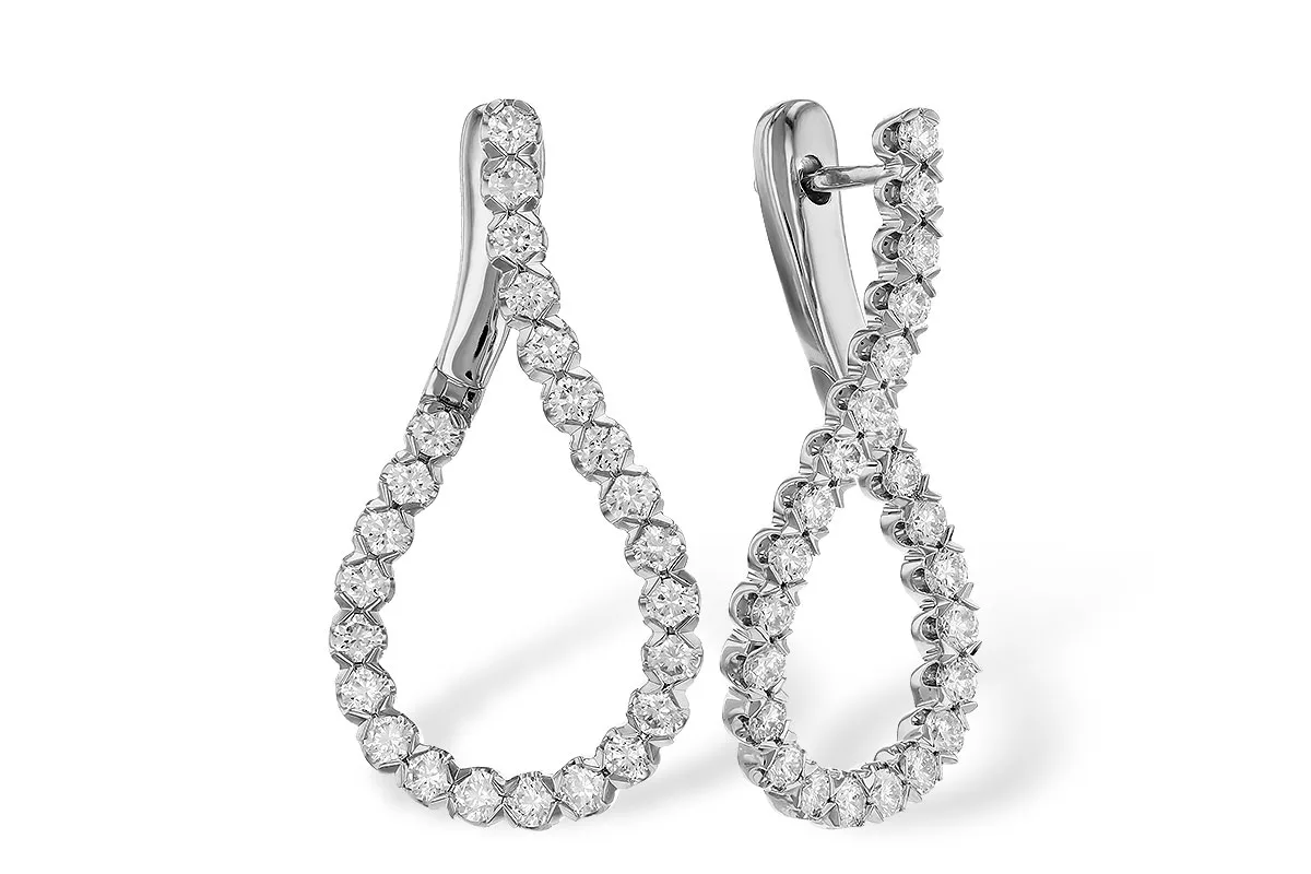 Diamond Earrings in white gold