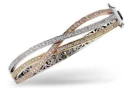 Diamond Bracelet in two-tone