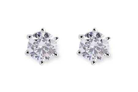 Diamond Earrings in white gold