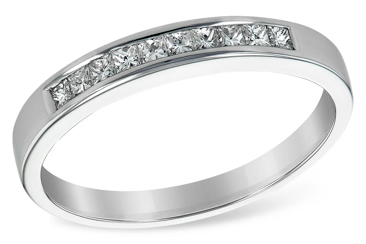 Diamond Wedding Band in white gold