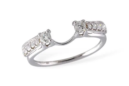 Diamond Ring Enhancer in white gold