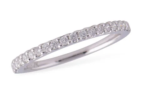 Diamond Wedding Band in white gold