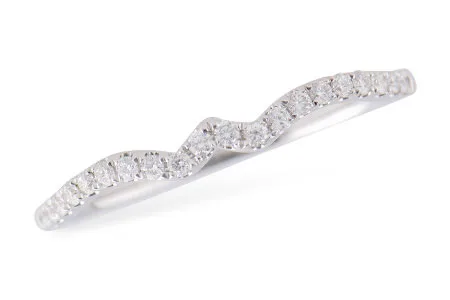 Diamond Wedding Band in white gold
