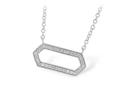 Diamond Necklace in white gold