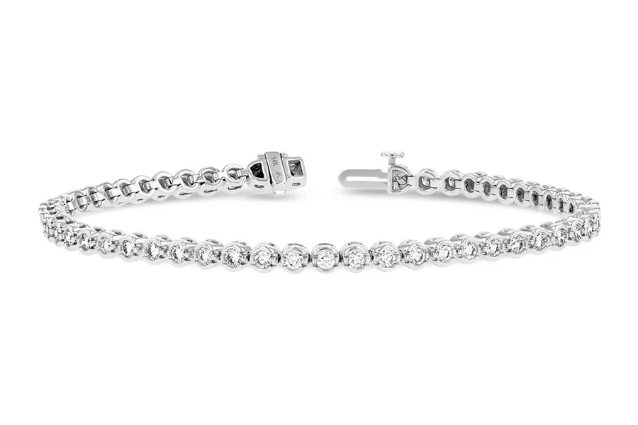 Diamond Bracelet in white gold