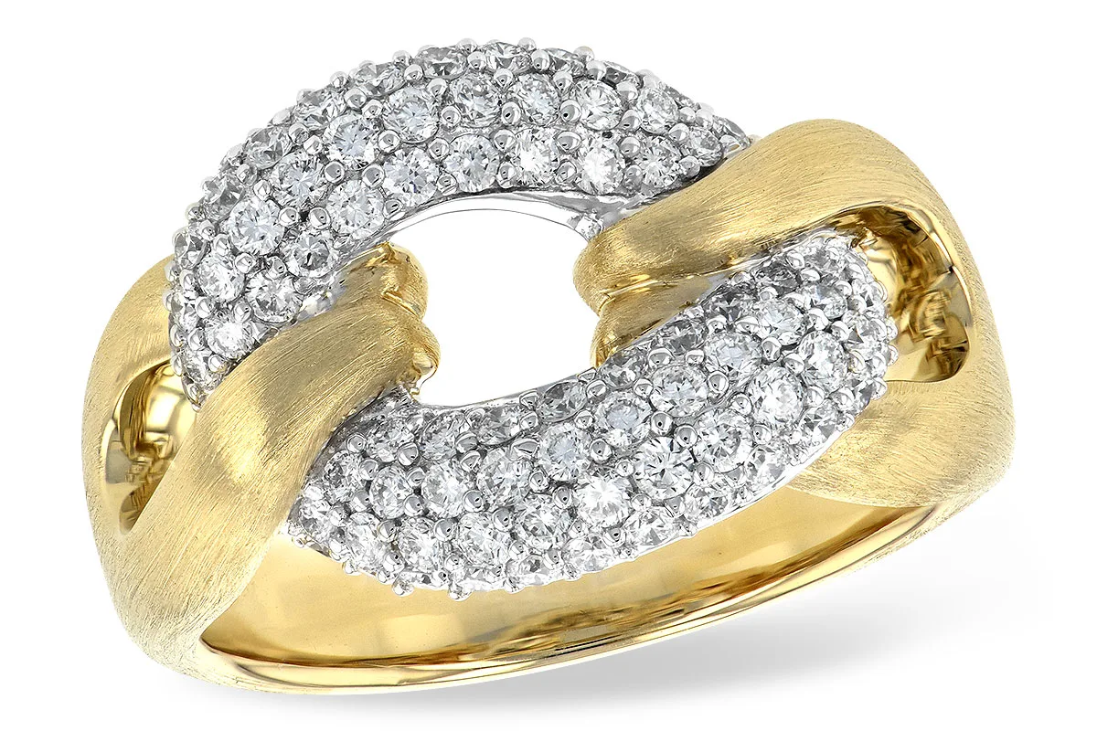 Diamond Ring in two-tone