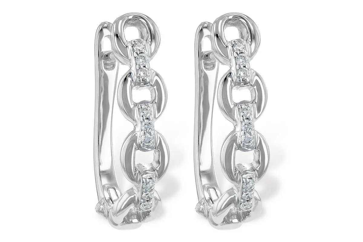 Diamond Earrings in white gold