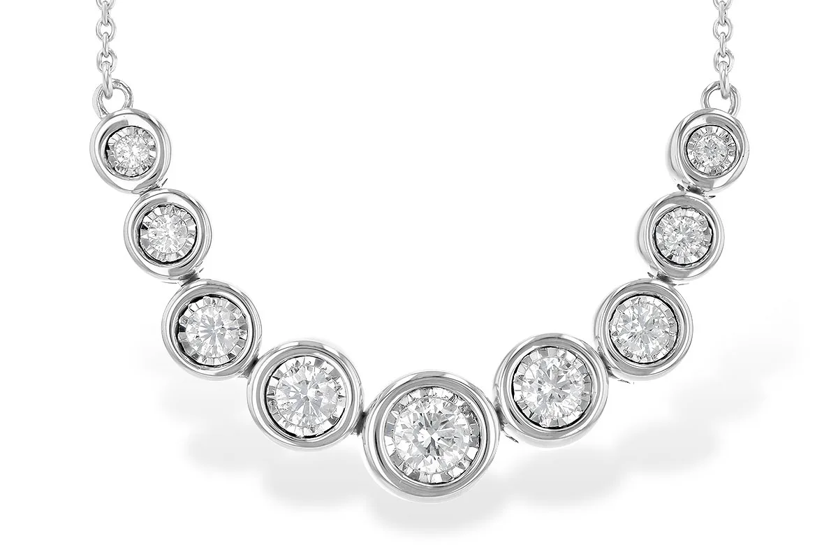 Diamond Necklace in white gold