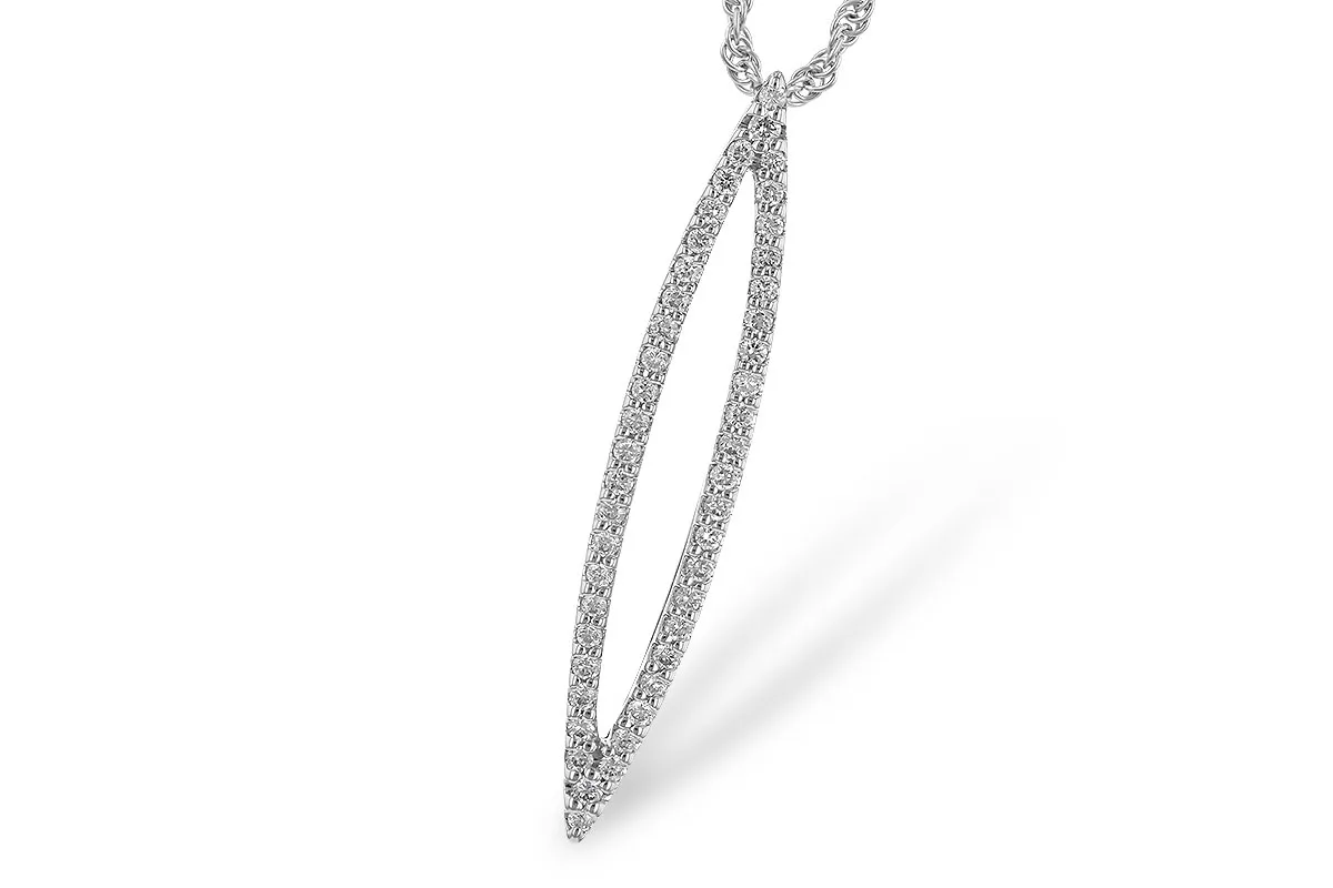 Diamond Necklace in white gold