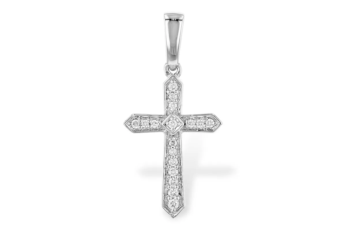 Diamond Pendant in white gold