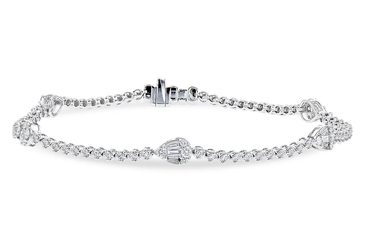 Diamond Bracelet in white gold