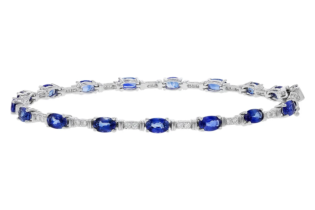 Sapphire Bracelet in white gold