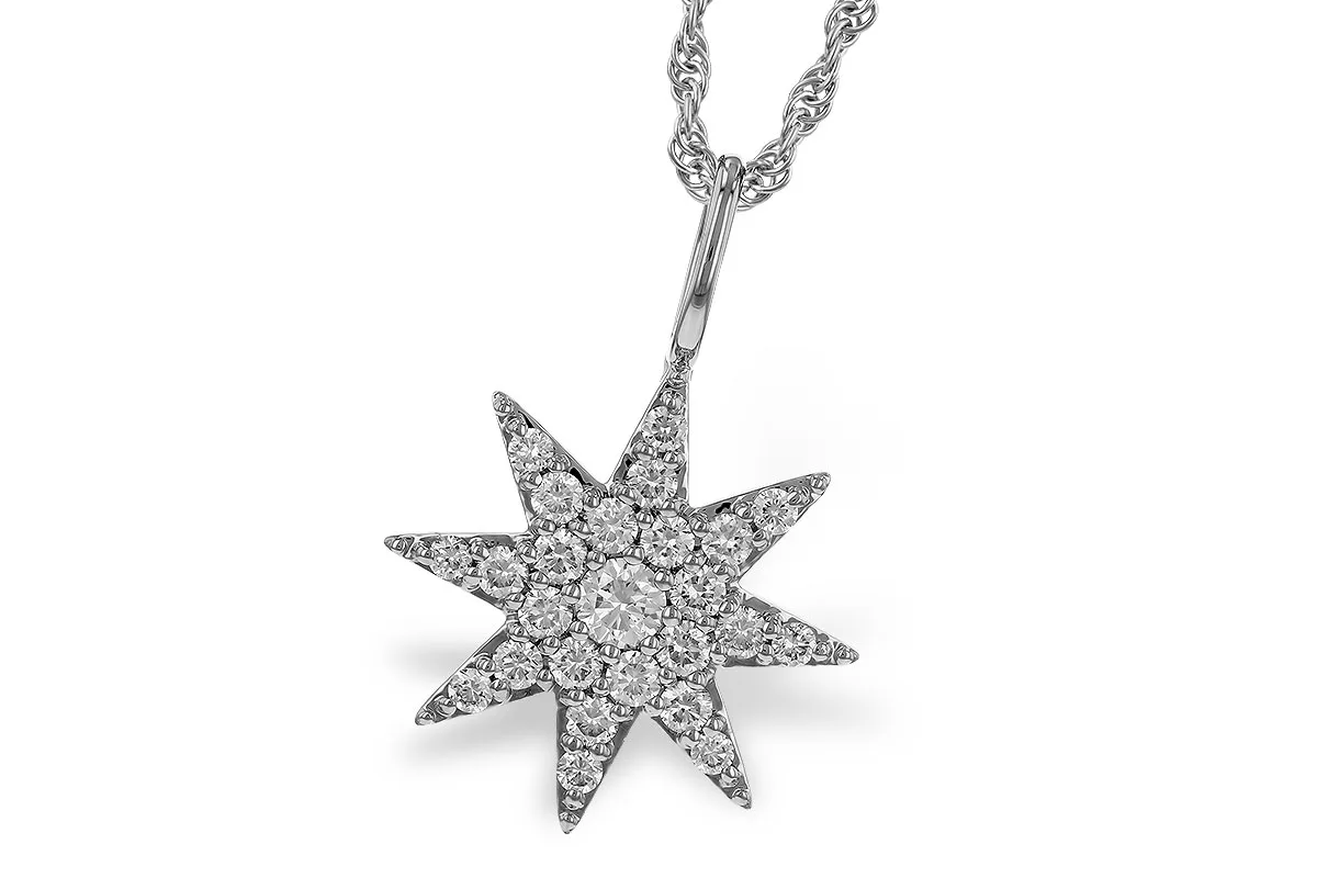 Diamond Necklace in white gold
