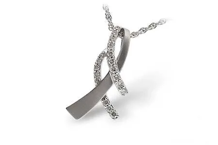 Diamond Necklace in white gold