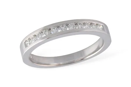 Diamond Wedding Band in white gold