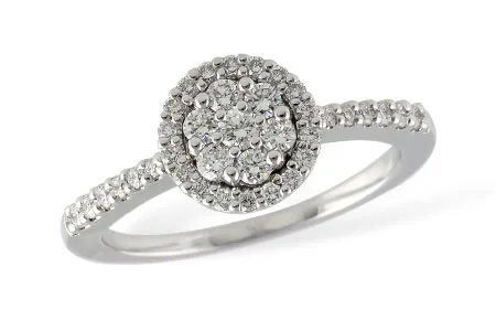 Diamond Ring in white gold