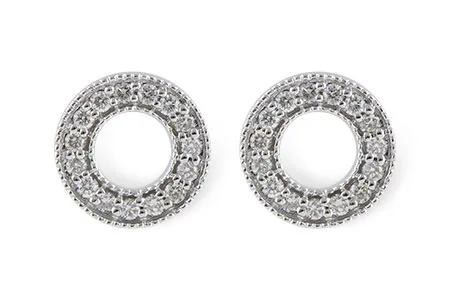 Diamond Earrings in white gold