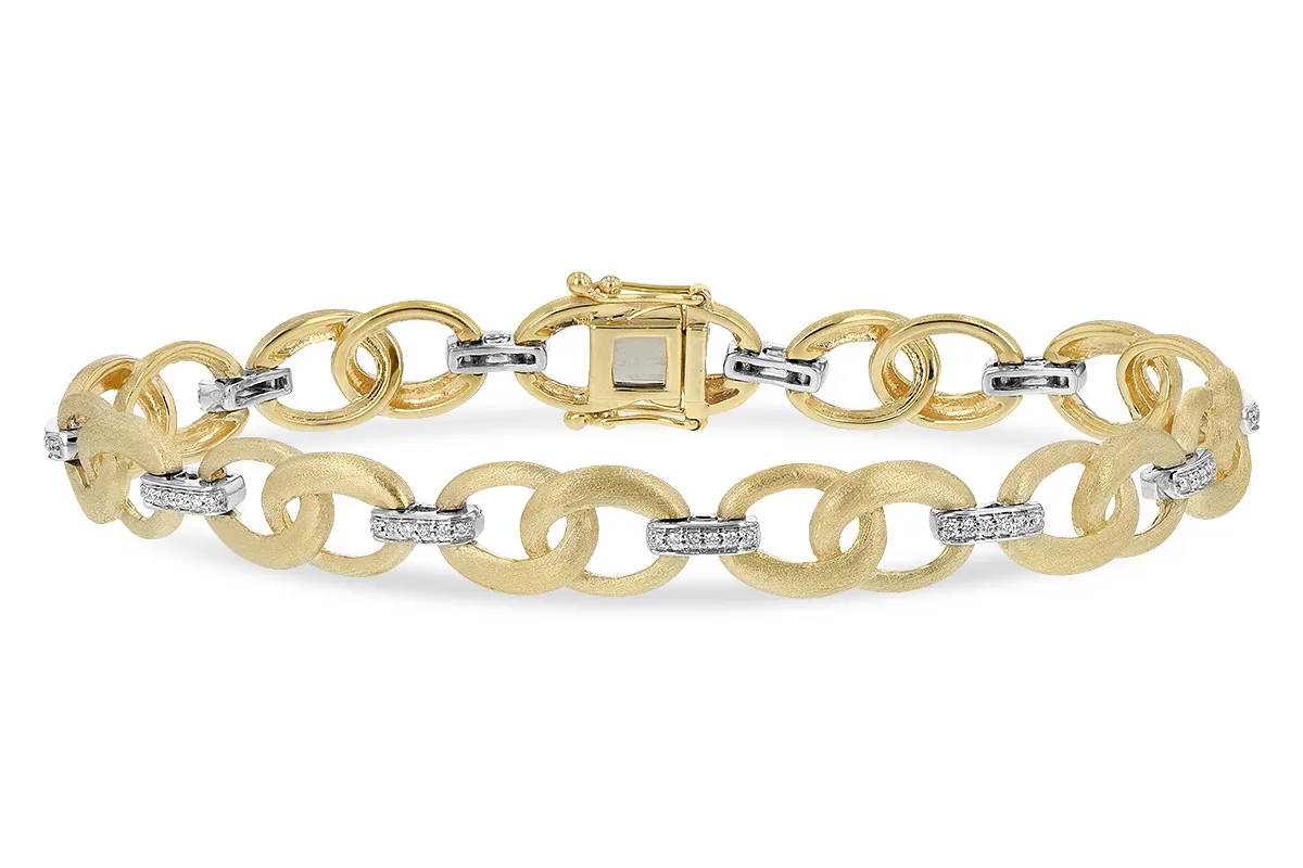 Diamond Bracelet in two-tone