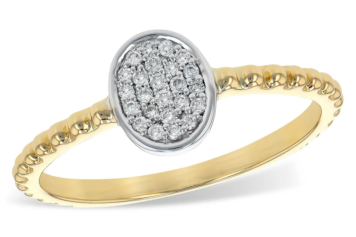 Diamond Ring in two-tone
