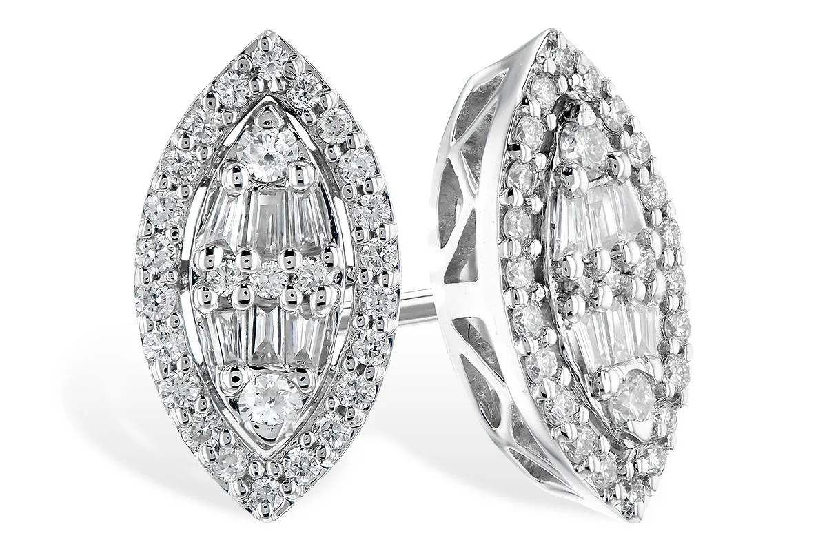 Diamond Earrings in white gold