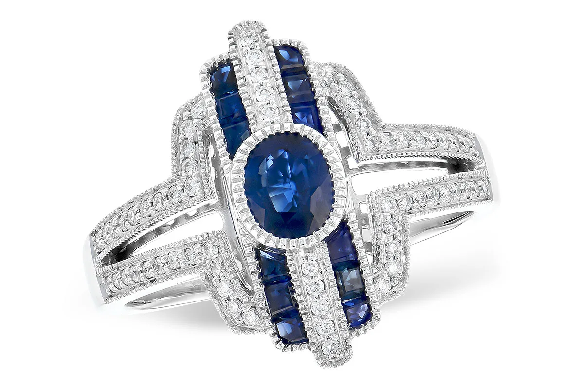 Sapphire Ring in white gold