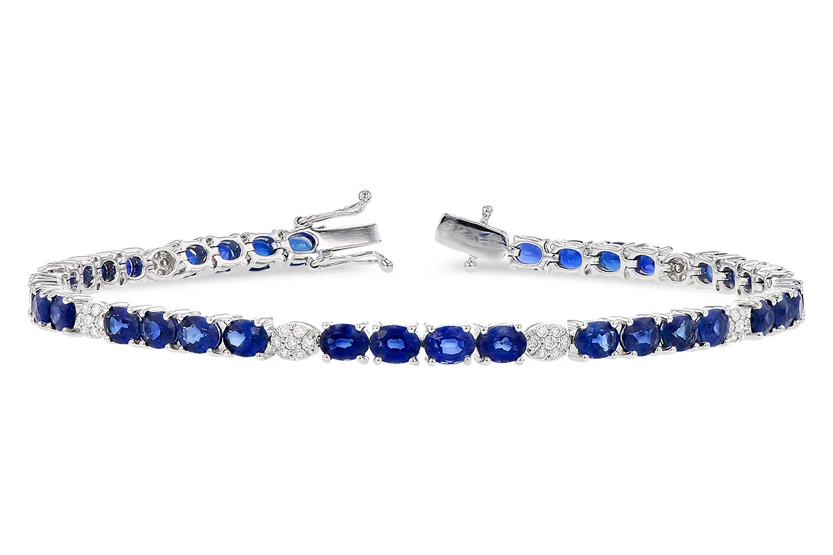 Sapphire Bracelet in white gold