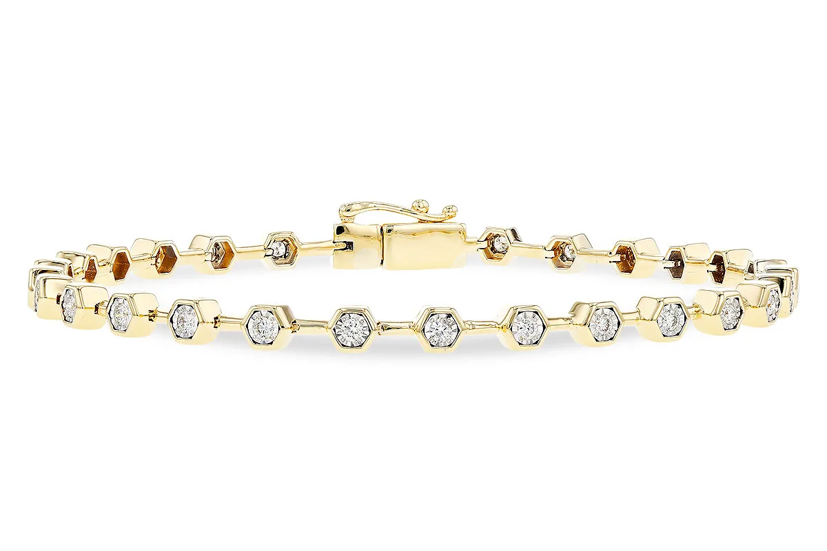 Diamond Bracelet in yellow gold
