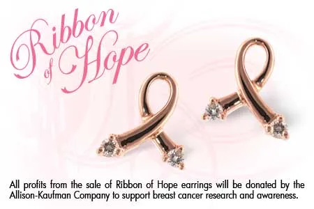 Diamond Earrings in rose gold