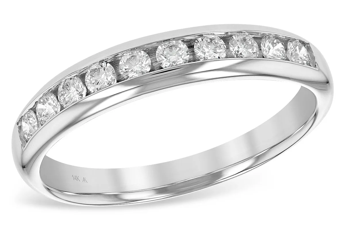 Diamond Wedding Band in white gold