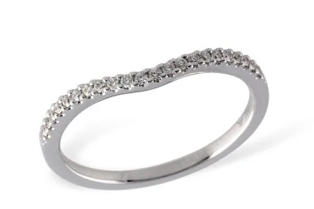 Diamond Wedding Band in white gold
