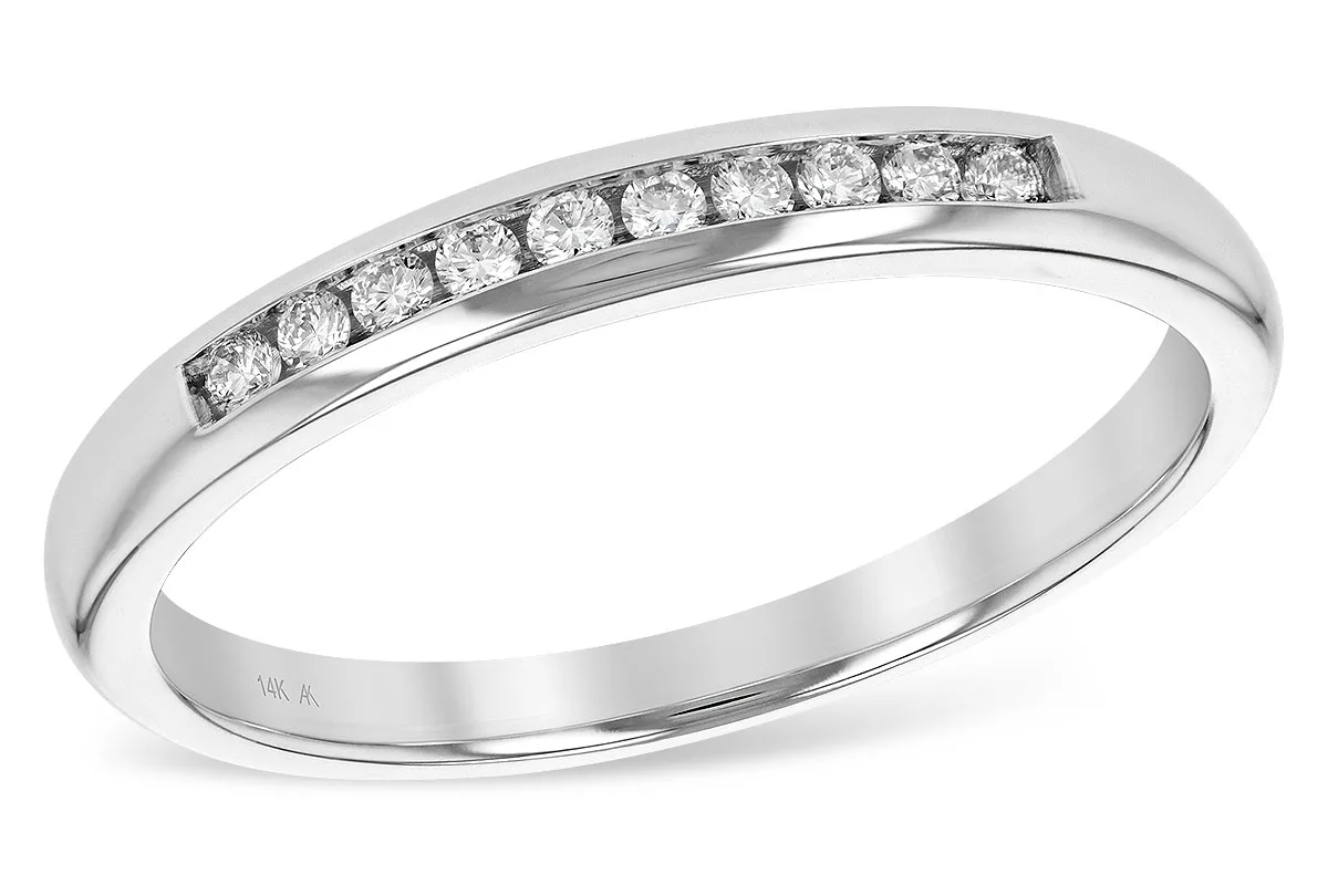 Diamond Wedding Band in white gold