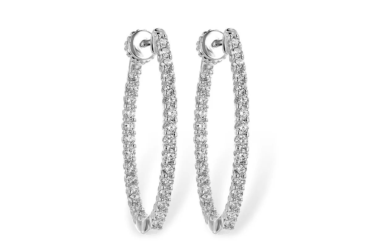 Diamond Earrings in white gold
