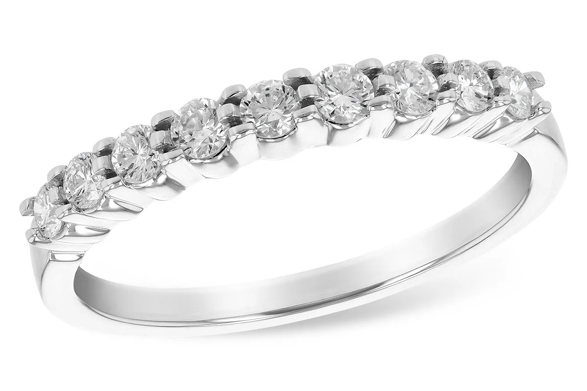 Diamond Wedding Band in white gold