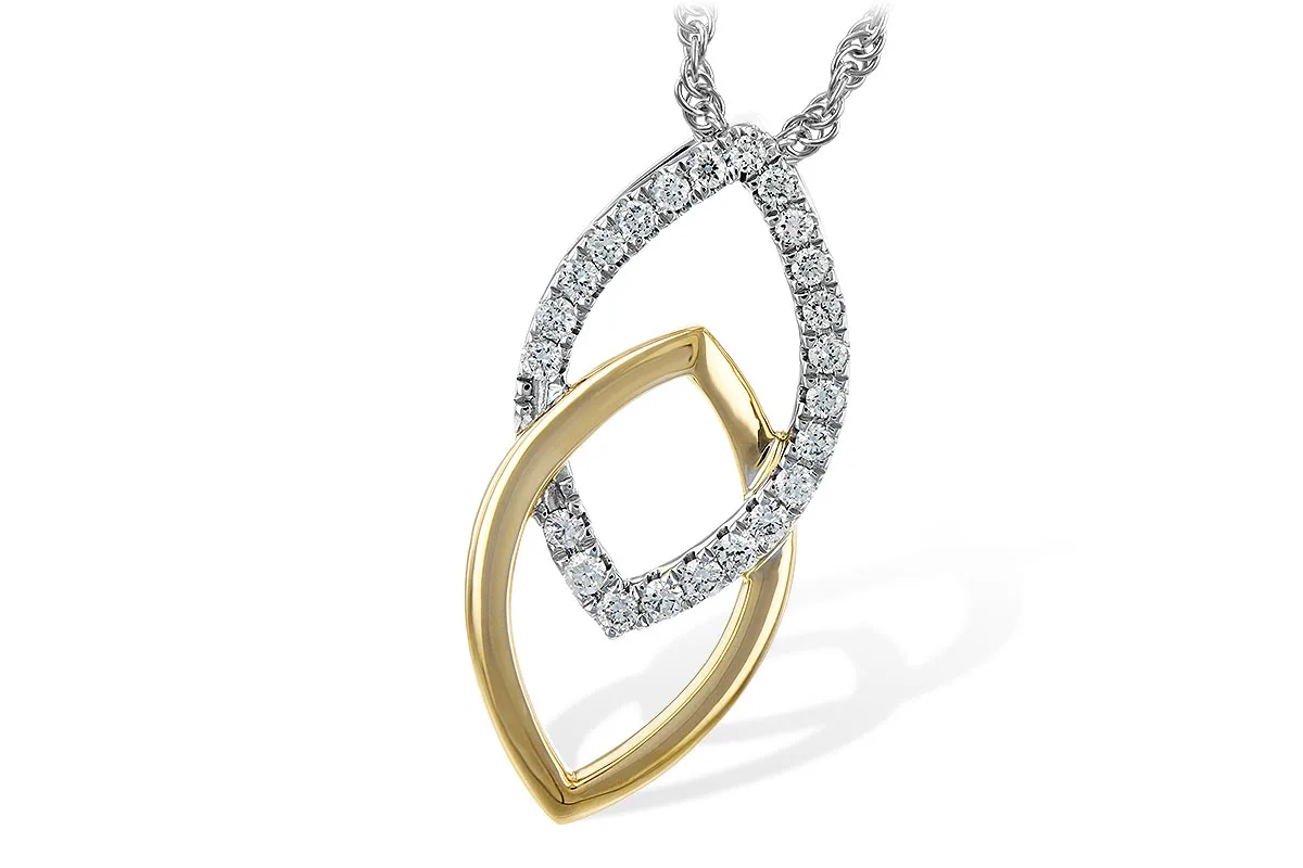 Diamond Necklace in two-tone
