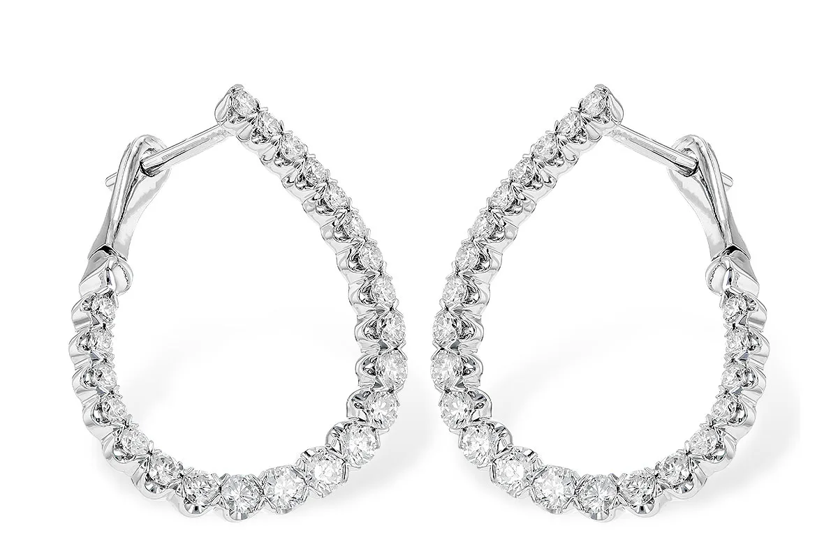 Diamond Earrings in white gold