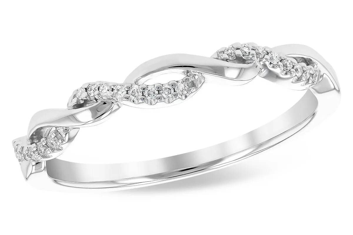 Diamond Wedding Band in white gold