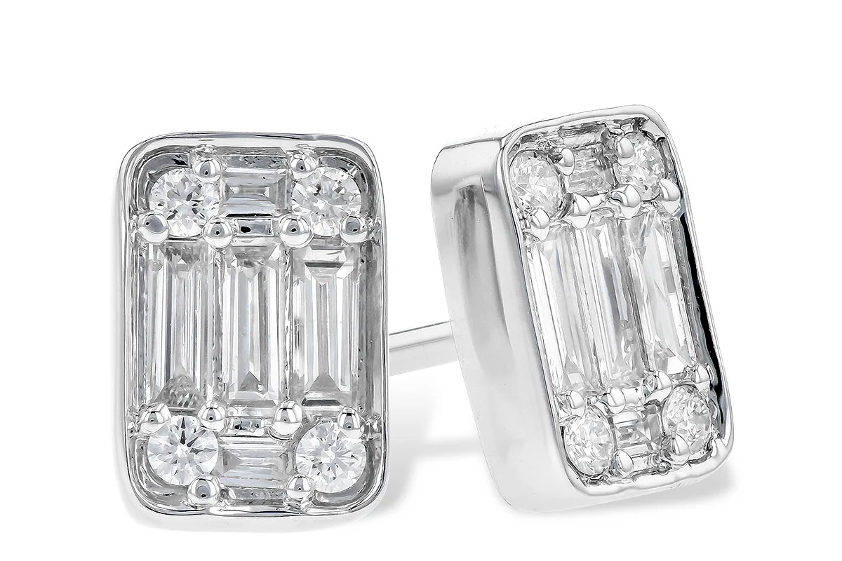 Diamond Earrings in white gold